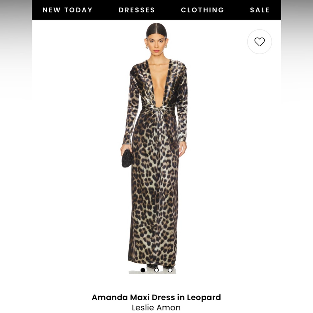 Amanda Maxi Dress in Leopard